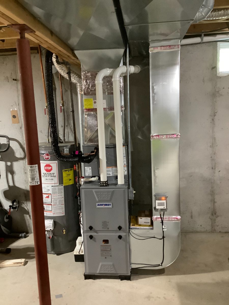 Furnace and ductwork