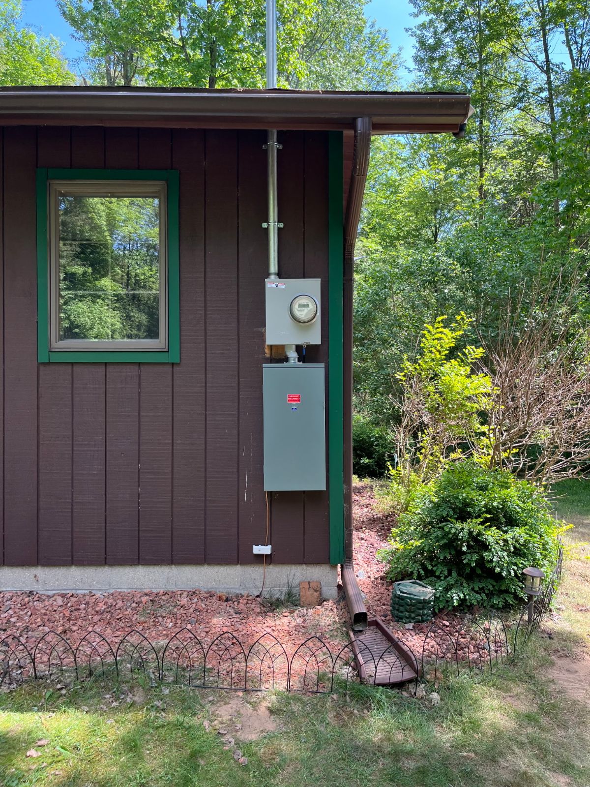 Electrical meter and service at a cabin
