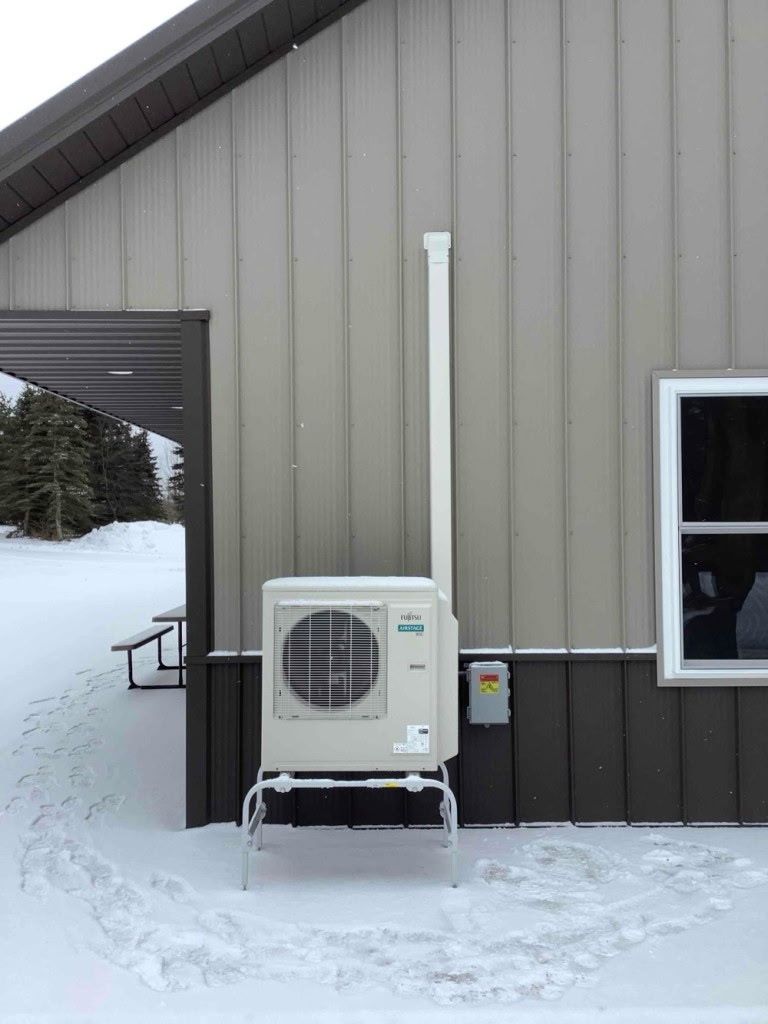 Heat pump in winter
